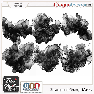 Steampunk Grunge Masks by Tami Miller and CRK Designs