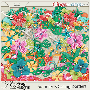 Summer Is Calling: Borders by LDragDesigns