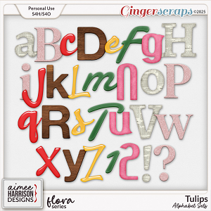 Tulips Alphabet Sets by Aimee Harrison