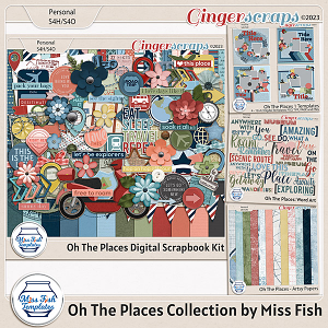 Oh The Places Collection by Miss Fish
