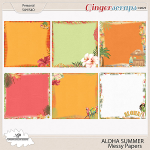 Aloha Summer Messy papers by Adrienne Skelton Designs  