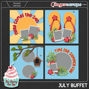 The Cherry On Top July Buffet Summer Templates