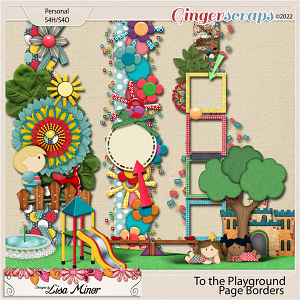 To the Playground Page Borders from Designs by Lisa Minor