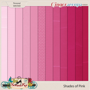 Shades of Pink by The Scrappy Kat