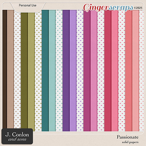 Passionate Solid Papers by J. Conlon and Sons