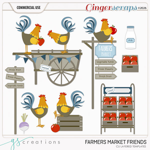 Farmers Market Friends (CU) by GS Creations