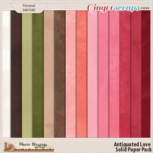 Antiquated Love Solid Paper Pack by Moore Blessings Digital Design