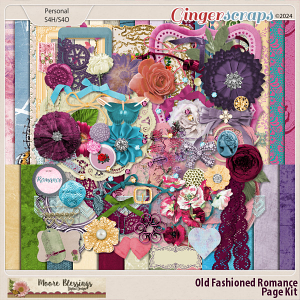Old Fashioned Romance Page Kit by Moore Blessings Digital Design
