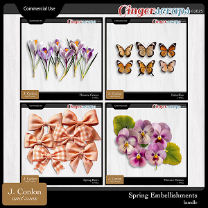 Spring Embellishments CU Bundle by J. Conlon and Sons