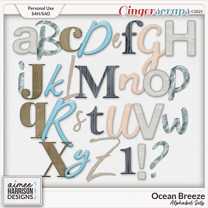 Ocean Breeze Alphabet Sets by Aimee Harrison Ocean Breeze Alphabet Sets by Aimee Harrison