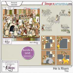 He is Risen Trio by Scrapbookcrazy Creations