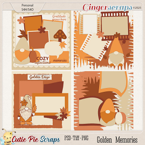 Golden Memories Layout Templates