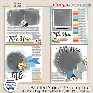 Painted Stories 3 Templates by Miss Fish