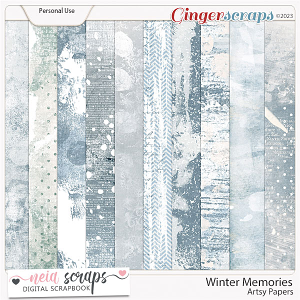 Winter Memories - Artsy Papers by Neia Scraps 