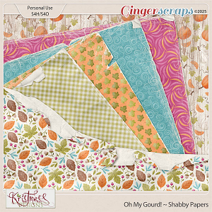 Oh My Gourd! Shabby Papers