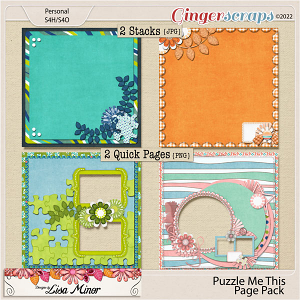 Puzzle Me This Page Pack from Designs by Lisa Minor