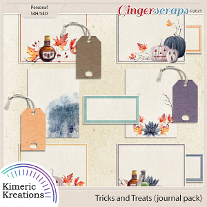 Tricks and Treats Journal Pack by Kimeric Kreations