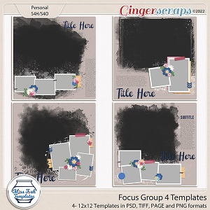 Focus Group 4 Templates by Miss Fish