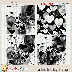 Vintage Love Page Overlays 08