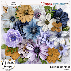 New Beginnings - Flowers - by Neia Scraps