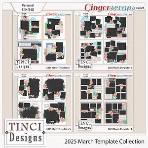 2025 March Template Collection