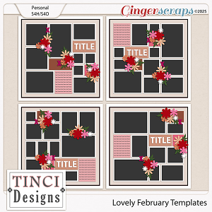 Lovely February Templates