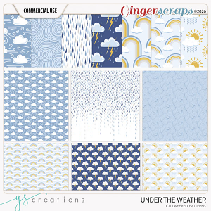 Under the Weather Layered Patterns (CU) by GS Creations