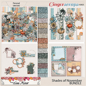 Shades of November BUNDLE from Designs by Lisa Minor
