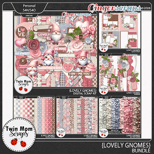 Lovely Gnomes - BUNDLE by Twin Mom Scraps