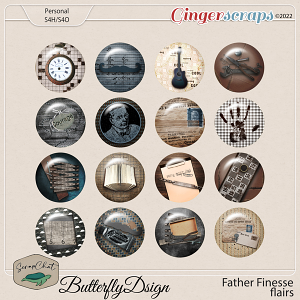 Father Finesse Flairs by ScrapChat Designs and ButterflyDsign