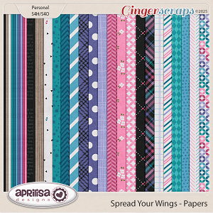 Spread Your Wings - Papers by Aprilisa Designs