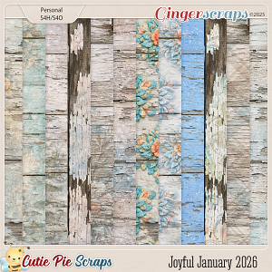 Joyful January 2026 Wood Papers