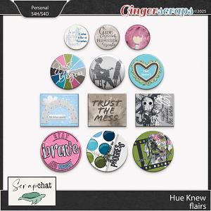 Hue Knew Flairs by ScrapChat Designs Hue Knew Flairs by ScrapChat Designs