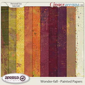 Wonderfall - Painted Papers by Aprilisa Designs