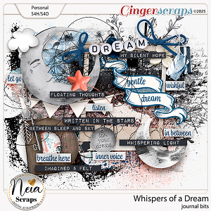 Whispers of a Dream - Journal Bits - by Neia Scraps