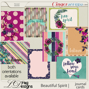 Beautiful Spirit: Journal Cards by LDragDesigns