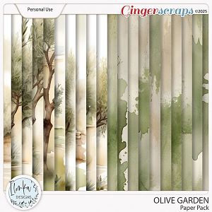 Olive Garden Paper Pack by Ilonka's Designs