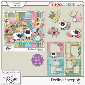 Feeling Sheepish Trio by Scrapbookcrazy Creations