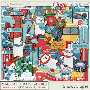 Snowy Slopes (page kit)