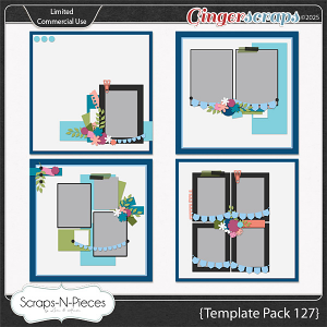 Template Pack 127 by Scraps N Pieces  