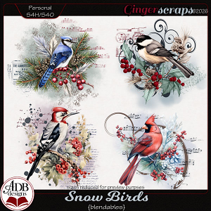 Snow Birds Blendables by ADB Designs