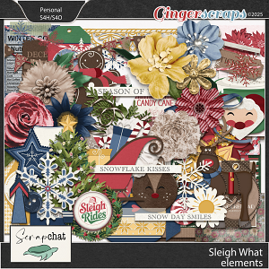 Sleigh What Elements by ScrapChat Designs