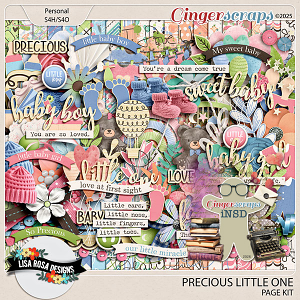Precious Little One - Page Kit by Lisa Rosa Designs