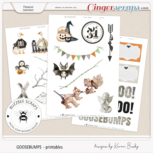 Buzzbee Scraps: Goosebumps Printables