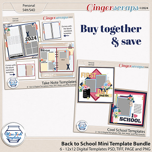 Back to School Mini Template Bundle by Miss Fish