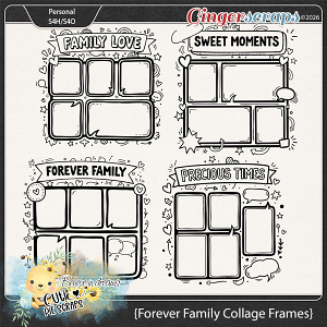 Forever Family Collage Frames