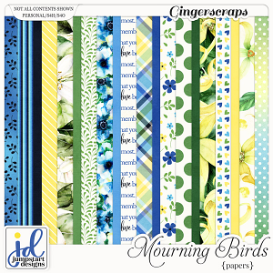 Mourning Birds {Papers} by Jumpstart Designs