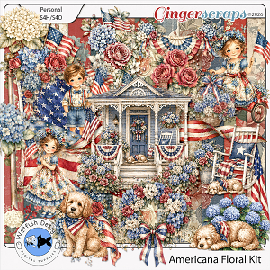 Americana Floral Kit by Wetfish Designs