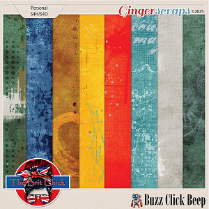 Buzz-Click-Beep Artsy Papers By The Brit Chick