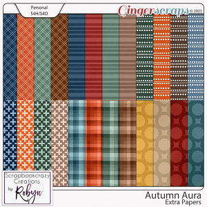 Autumn Aura Extra Papers by Scrapbookcrazy Creations